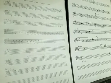 手書きの楽譜