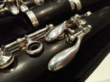 クラリネット上管のアップ