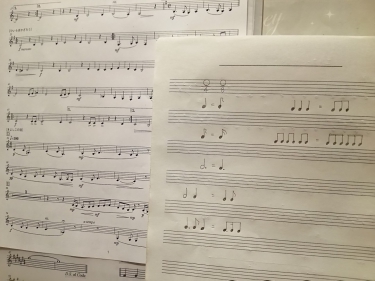 手書きの楽譜
