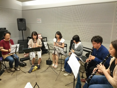 クラリネットアンサンブルを楽しむ経験者達