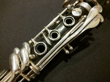 クラリネット下管のアップ