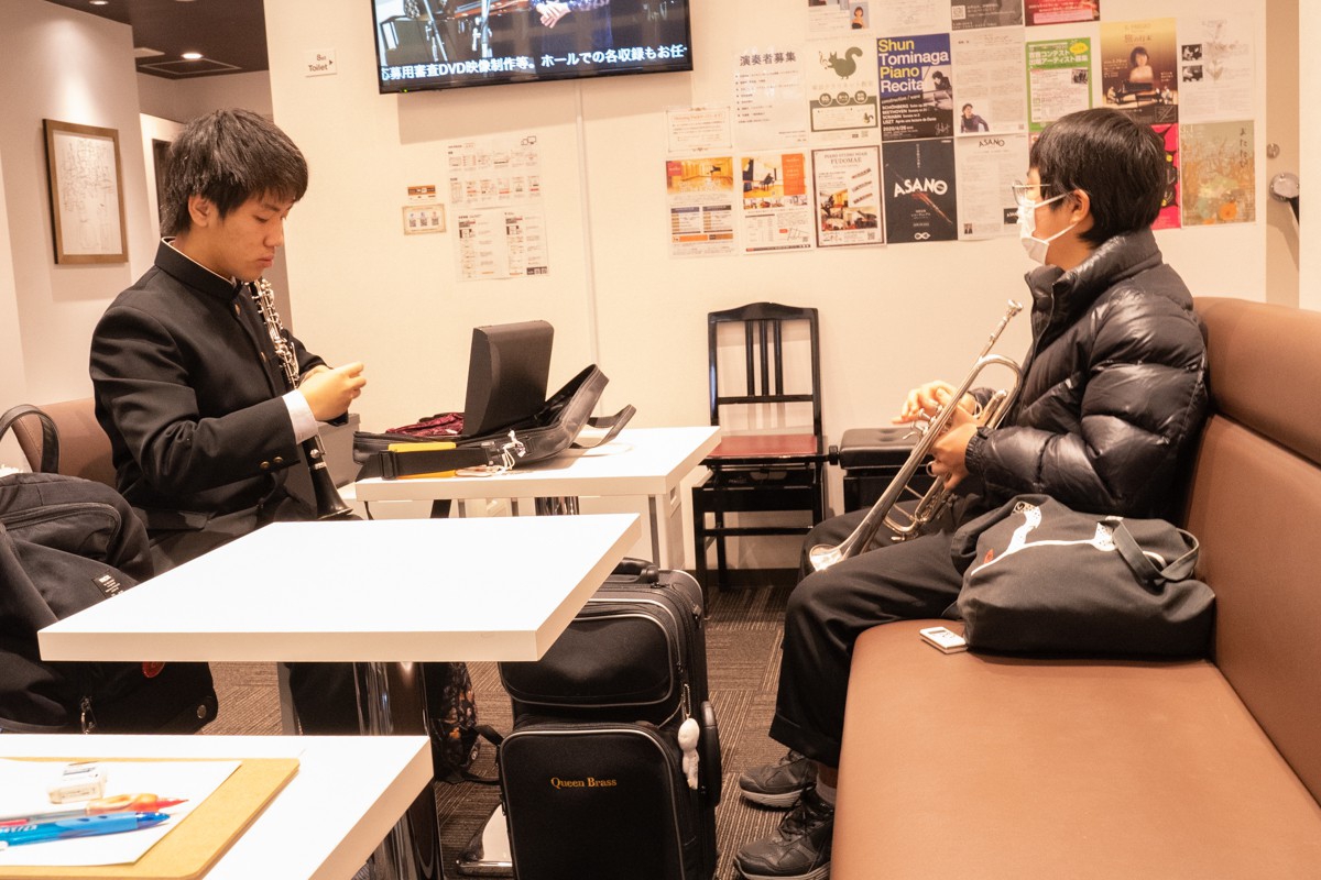 実技模試で開始を待つ参加者