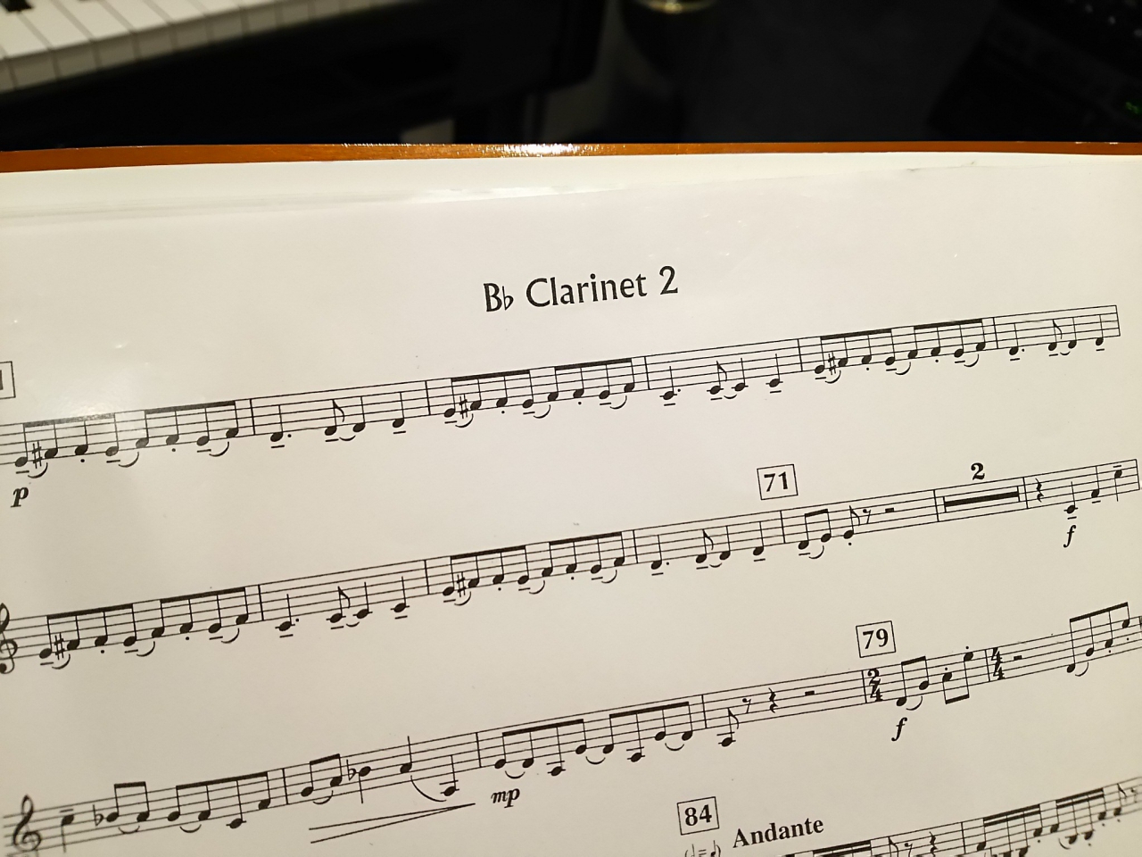 吹奏楽のパート譜
